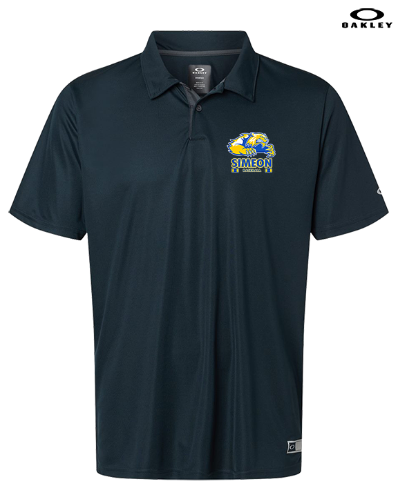 Simeon Career Academy Baseball Stacked - Mens Oakley Polo