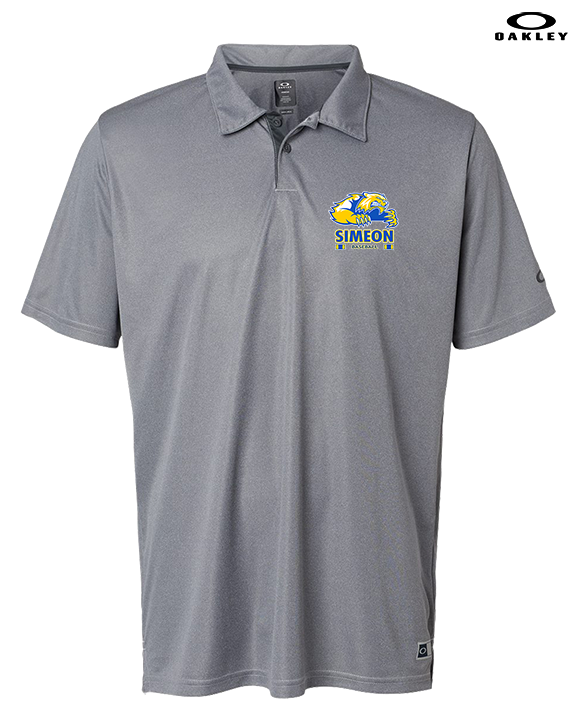 Simeon Career Academy Baseball Stacked - Mens Oakley Polo