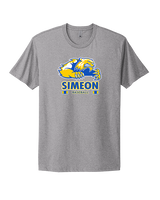 Simeon Career Academy Baseball Stacked - Mens Select Cotton T-Shirt