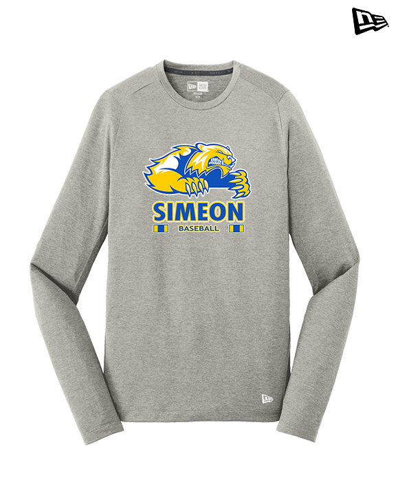 Simeon Career Academy Baseball Stacked - New Era Performance Long Sleeve