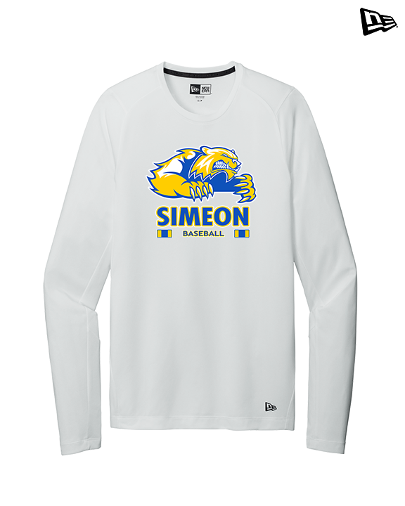 Simeon Career Academy Baseball Stacked - New Era Performance Long Sleeve