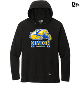 Simeon Career Academy Baseball Stacked - New Era Tri-Blend Hoodie
