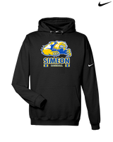 Simeon Career Academy Baseball Stacked - Nike Club Fleece Hoodie