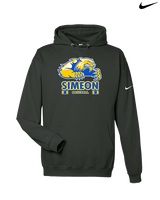 Simeon Career Academy Baseball Stacked - Nike Club Fleece Hoodie