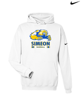 Simeon Career Academy Baseball Stacked - Nike Club Fleece Hoodie