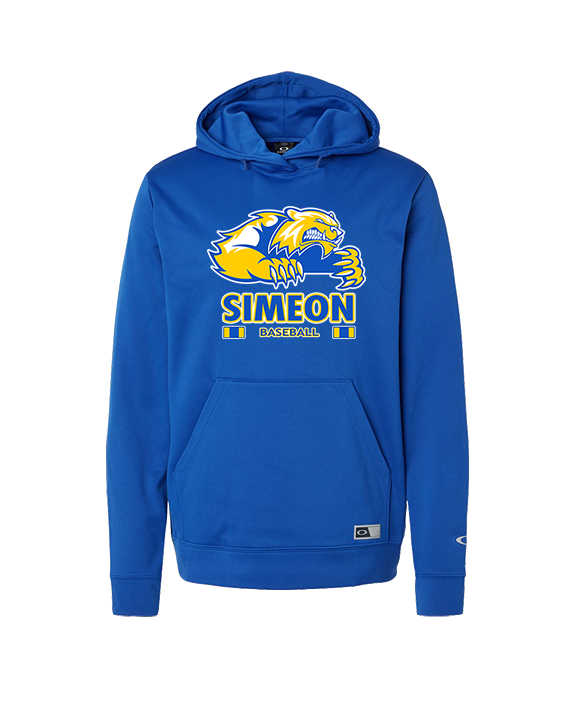 Simeon Career Academy Baseball Stacked - Oakley Performance Hoodie