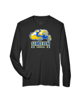 Simeon Career Academy Baseball Stacked - Performance Longsleeve