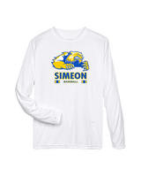 Simeon Career Academy Baseball Stacked - Performance Longsleeve