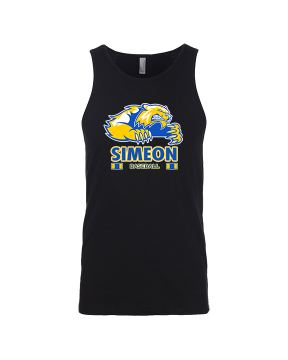 Simeon Career Academy Baseball Stacked - Tank Top
