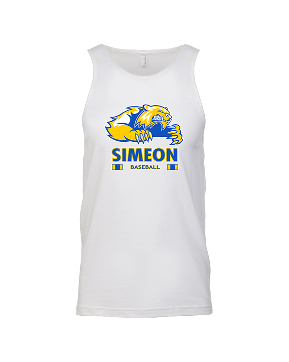 Simeon Career Academy Baseball Stacked - Tank Top