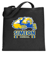 Simeon Career Academy Baseball Stacked - Tote