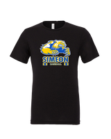 Simeon Career Academy Baseball Stacked - Tri - Blend Shirt