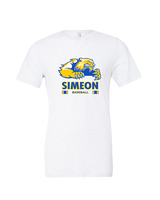 Simeon Career Academy Baseball Stacked - Tri - Blend Shirt