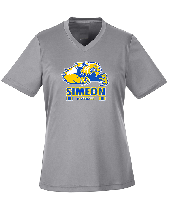 Simeon Career Academy Baseball Stacked - Womens Performance Shirt