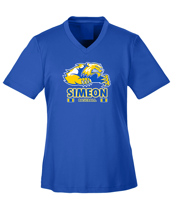 Simeon Career Academy Baseball Stacked - Womens Performance Shirt