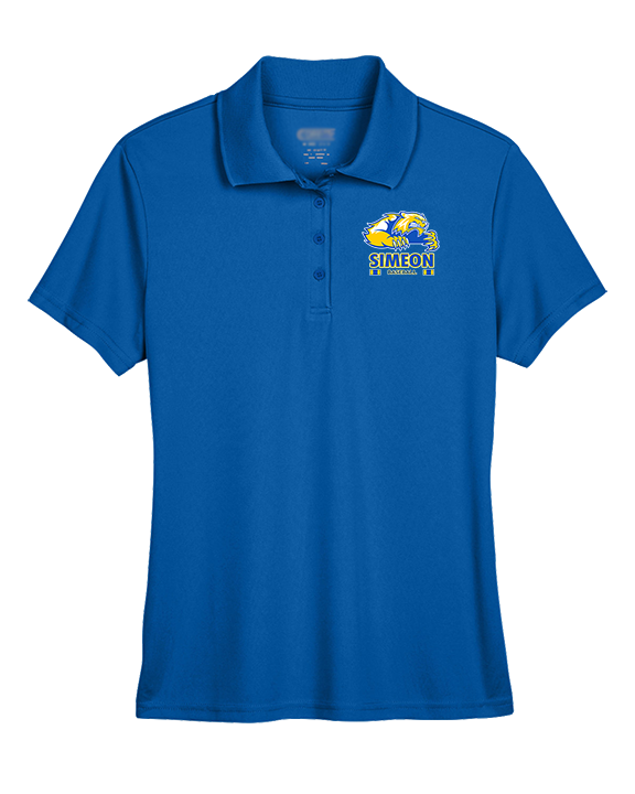 Simeon Career Academy Baseball Stacked - Womens Polo