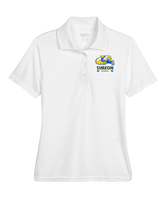 Simeon Career Academy Baseball Stacked - Womens Polo
