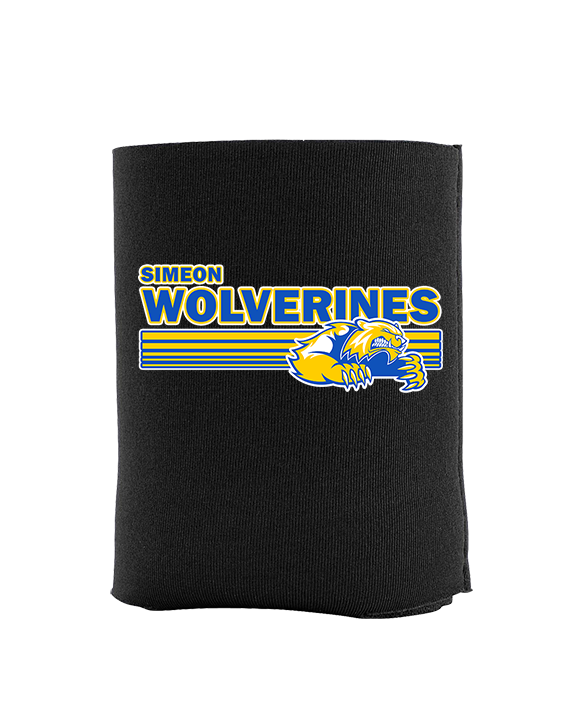 Simeon Career Academy Baseball Stripes - Koozie