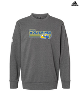 Simeon Career Academy Baseball Stripes - Mens Adidas Crewneck