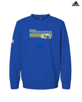 Simeon Career Academy Baseball Stripes - Mens Adidas Crewneck