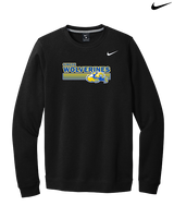Simeon Career Academy Baseball Stripes - Mens Nike Crewneck