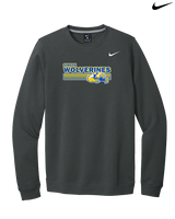 Simeon Career Academy Baseball Stripes - Mens Nike Crewneck