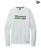 Simeon Career Academy Baseball Stripes - New Era Performance Long Sleeve