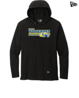 Simeon Career Academy Baseball Stripes - New Era Tri-Blend Hoodie
