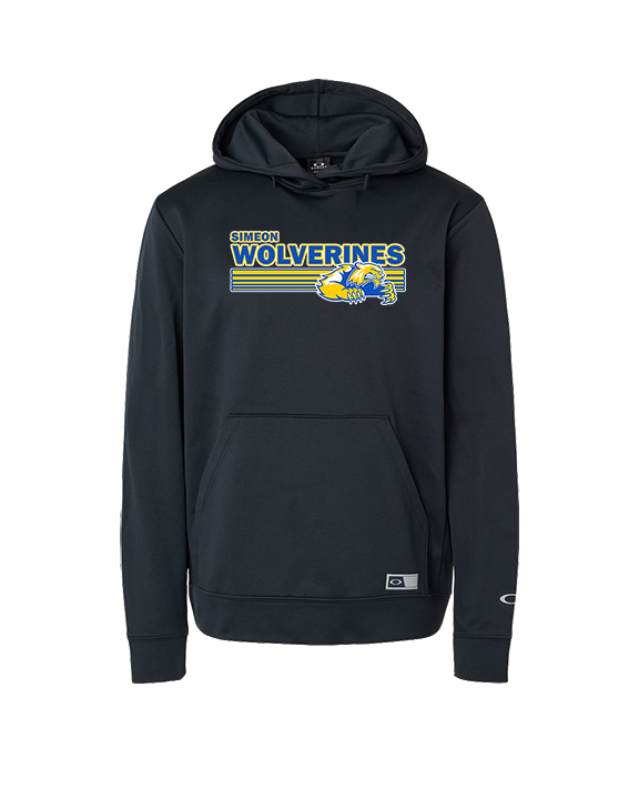 Simeon Career Academy Baseball Stripes - Oakley Performance Hoodie