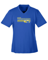 Simeon Career Academy Baseball Stripes - Womens Performance Shirt