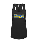 Simeon Career Academy Baseball Stripes - Womens Tank Top