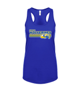 Simeon Career Academy Baseball Stripes - Womens Tank Top