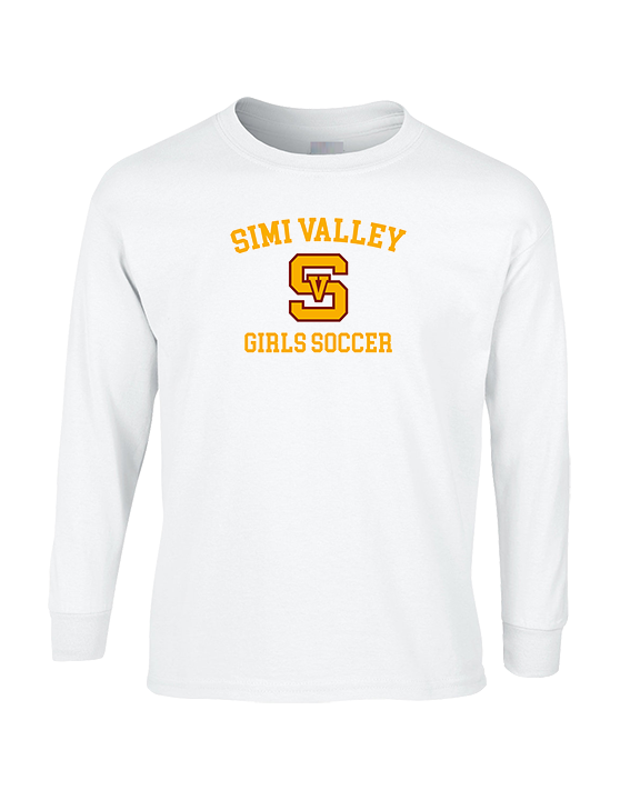 Simi Valley HS Girls Soccer Custom 1 - Cotton Longsleeve