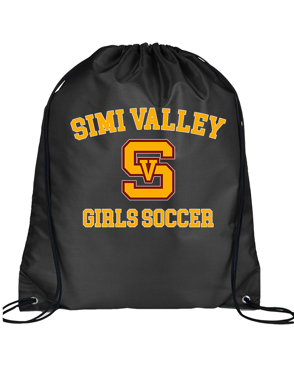 Simi Valley HS Girls Soccer Custom 1 - Drawstring Bag