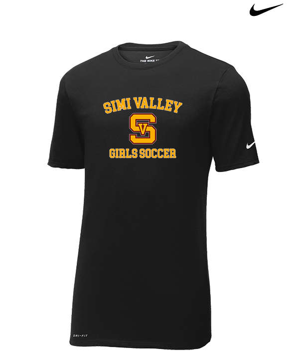 Simi Valley HS Girls Soccer Custom 1 - Mens Nike Cotton Poly Tee