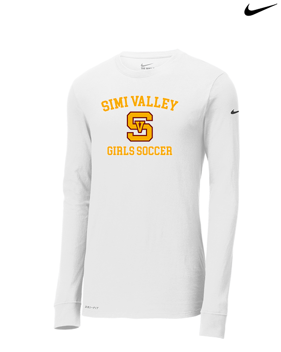 Simi Valley HS Girls Soccer Custom 1 - Mens Nike Longsleeve