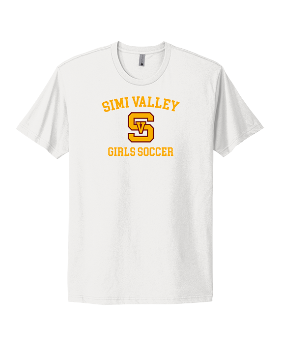 Simi Valley HS Girls Soccer Custom 1 - Mens Select Cotton T-Shirt
