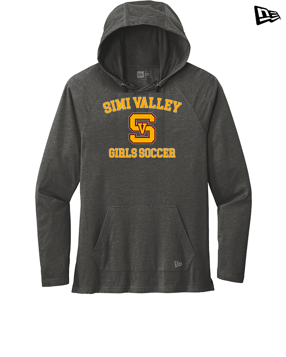 Simi Valley HS Girls Soccer Custom 1 - New Era Tri-Blend Hoodie