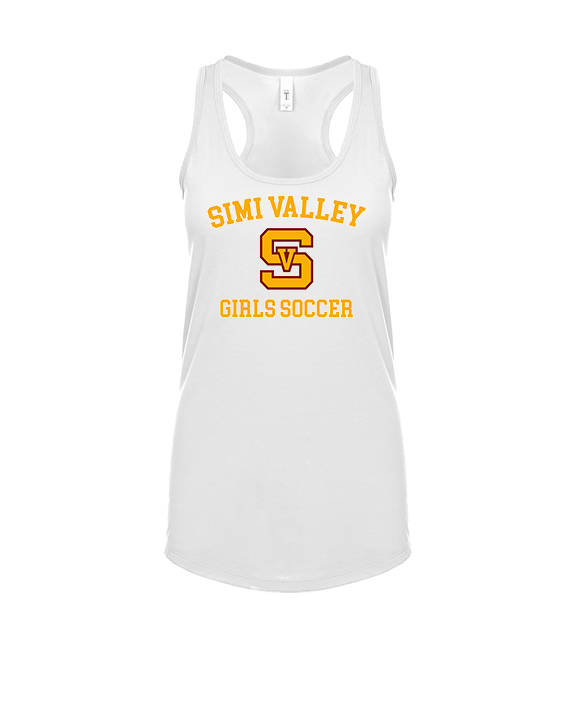 Simi Valley HS Girls Soccer Custom 1 - Womens Tank Top
