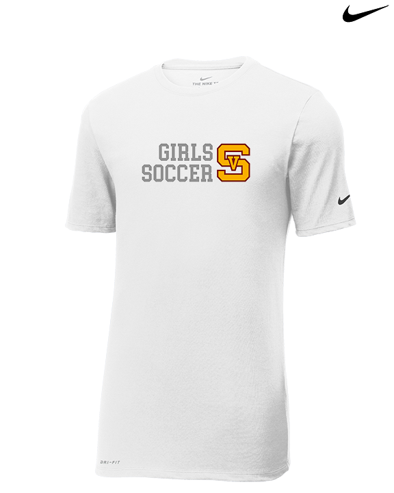 Simi Valley HS Girls Soccer Custom 2 - Mens Nike Cotton Poly Tee
