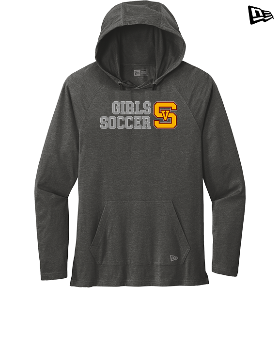 Simi Valley HS Girls Soccer Custom 2 - New Era Tri-Blend Hoodie