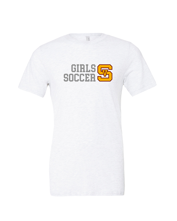 Simi Valley HS Girls Soccer Custom 2 - Tri-Blend Shirt