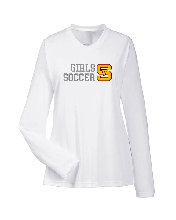Simi Valley HS Girls Soccer Custom 2 - Womens Performance Longsleeve