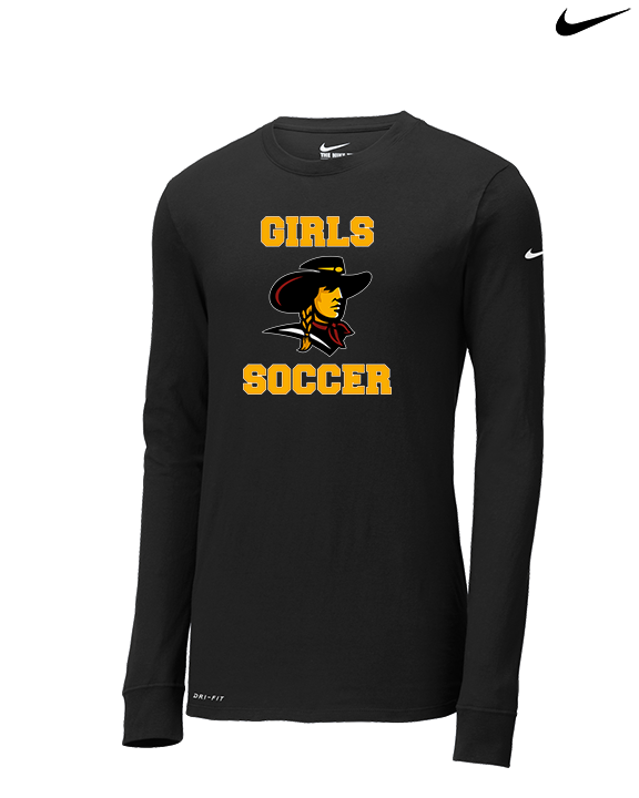 Simi Valley HS Girls Soccer Custom 3 - Mens Nike Longsleeve