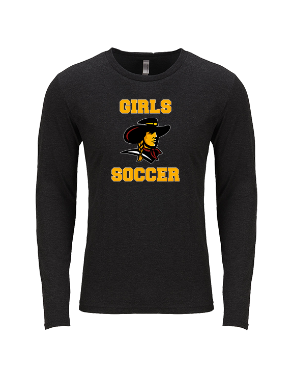 Simi Valley HS Girls Soccer Custom 3 - Tri-Blend Long Sleeve