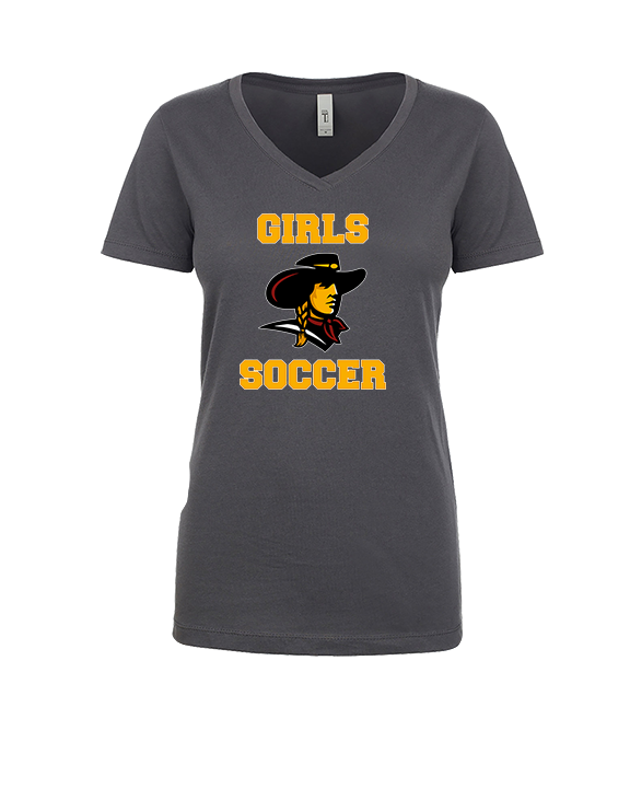 Simi Valley HS Girls Soccer Custom 3 - Womens Vneck