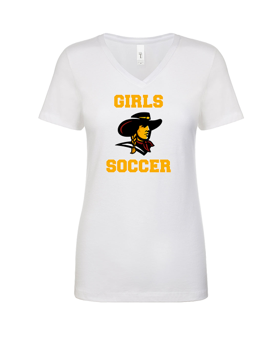 Simi Valley HS Girls Soccer Custom 3 - Womens Vneck