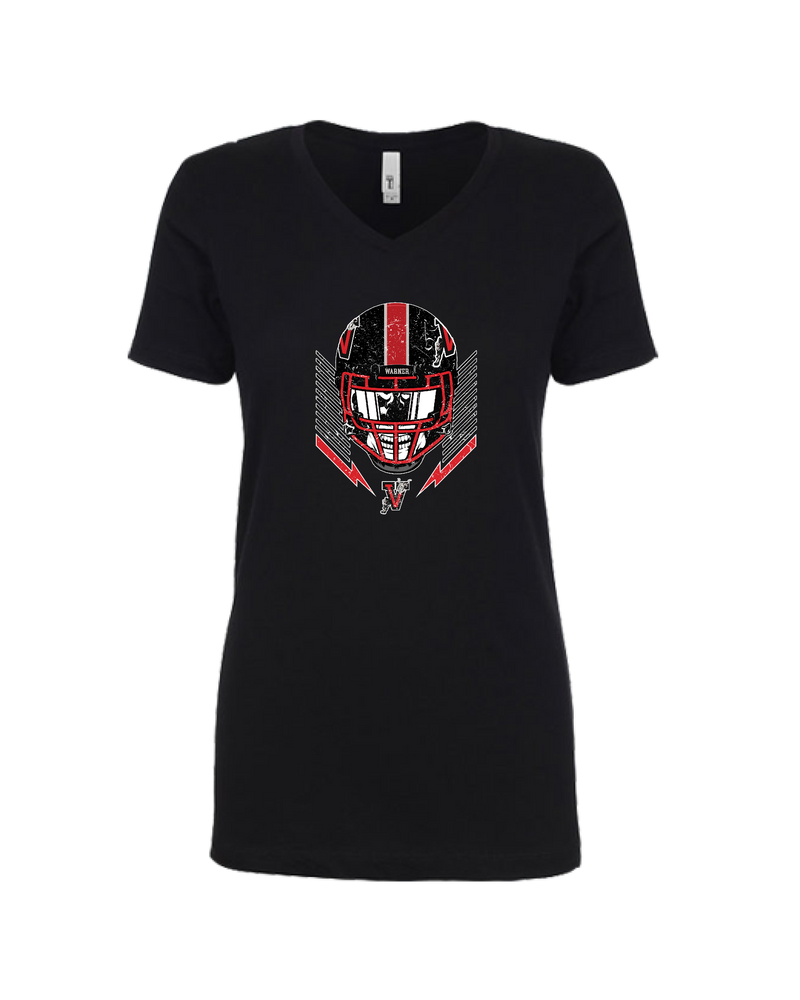 Vista Pop Warner Skull Crusher - Women’s V-Neck