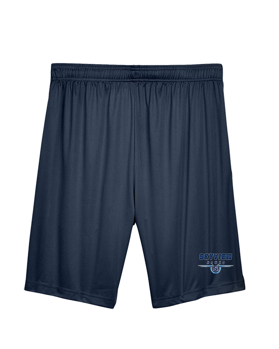 Skyview HS Football Design - Mens Training Shorts with Pockets