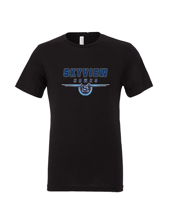 Skyview HS Football Design - Tri-Blend Shirt